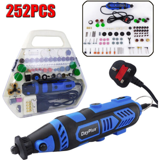 2024 Rotary Tool 252Pcs Dremel Grinder Polisher Drill Multi-purpose dit Tool Kit