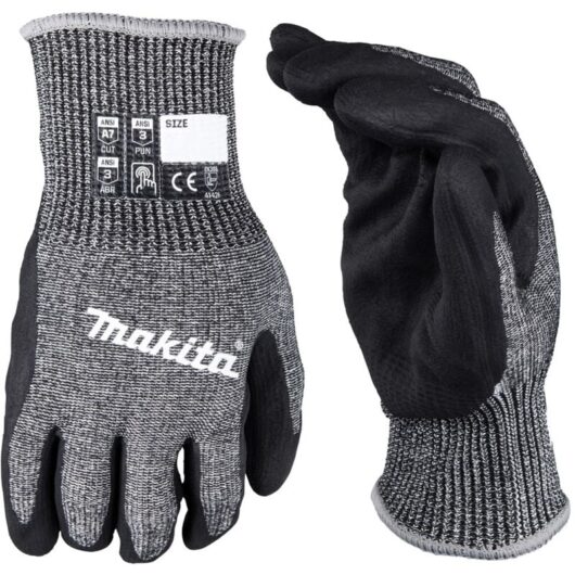 Advanced FitKnit Large Cut Level 7 Nitrile Coated Dipped Gloves Pair - Makita