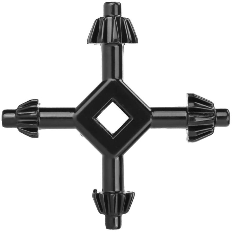 Memkey - 4 in 1 Drill Chuck Key, Drill Chuck Key, 4 Way Cross Chuck Key, Drill Press Chuck Key, Multifunctional Steel Key for Tightening and