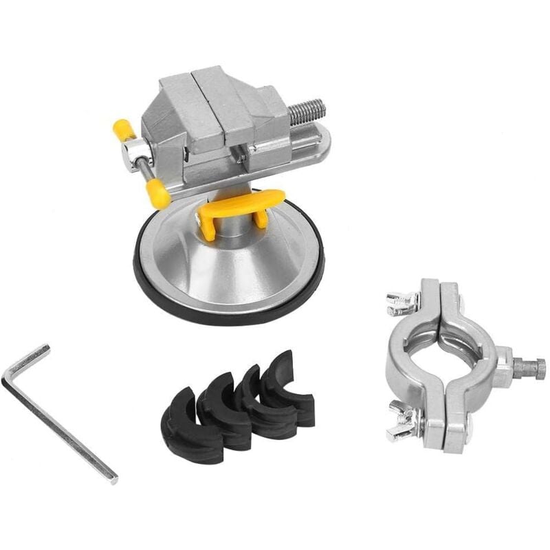 Practical Durable Suction Cup Table Vise 360 Degree Rotating Table Vise for DIY Hardware Hand Tools Power Tools Home Improvement Tools