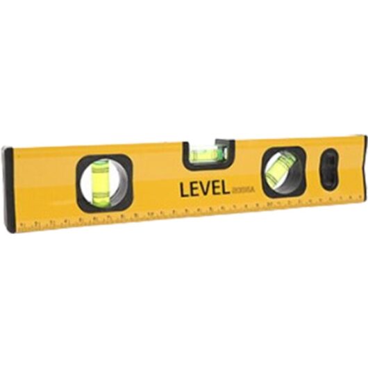 Strong magnetic solid level measuring tool 300mm Yellow