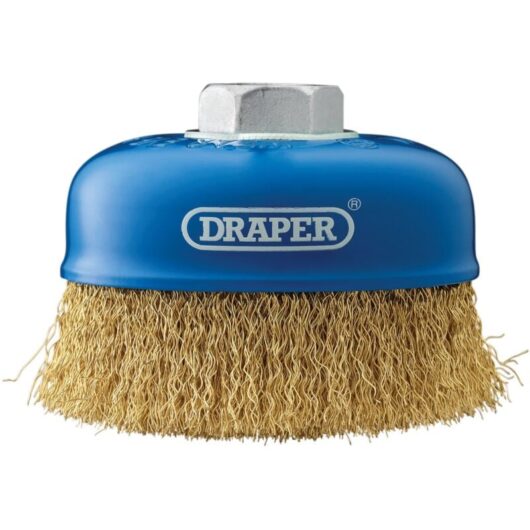 100mm x M14 Crimped Wire Cup Brush (41445) - Draper