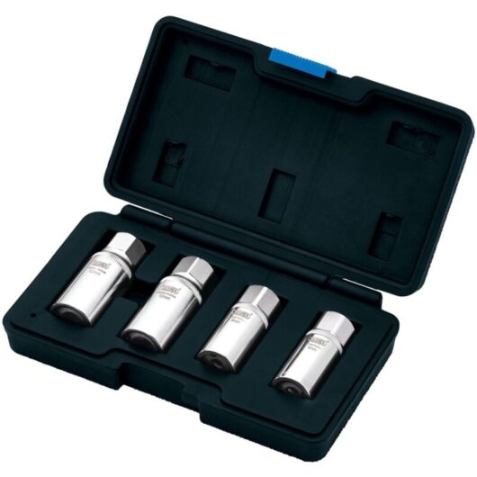 1/2' Square Drive 4 Piece Stud Extractor Set (55641) - Draper
