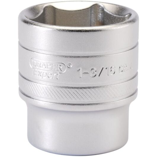 1/2 Square Drive 6 Point Imperial Socket (1.3/16) (16638) - Draper