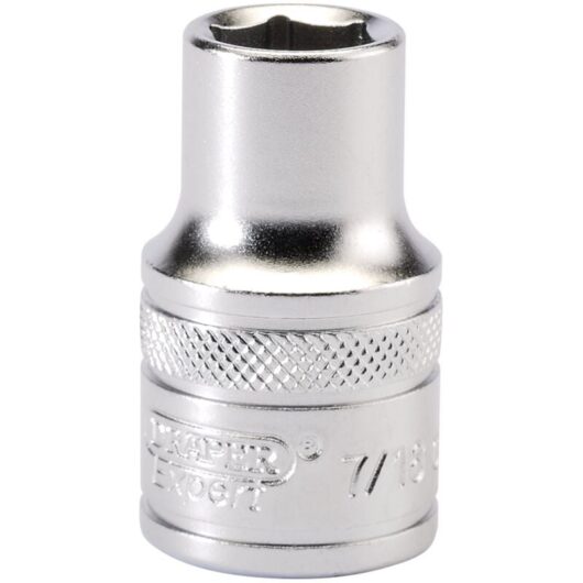 1/2 Square Drive 6 Point Imperial Socket (7/16) (16625) - Draper
