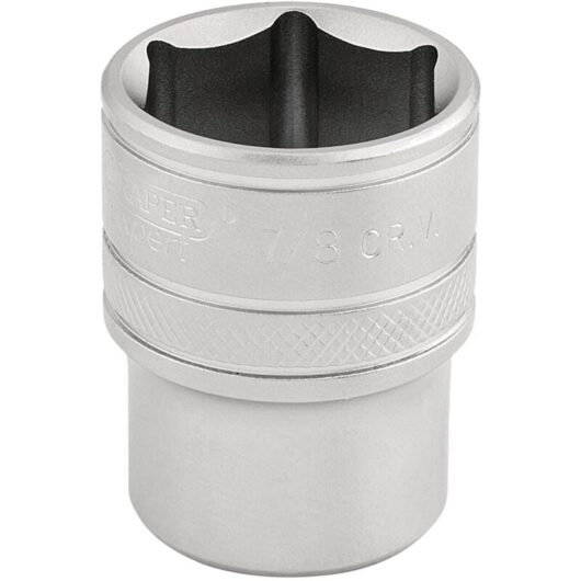 1/2 Square Drive 6 Point Imperial Socket (7/8) (16632) - Draper