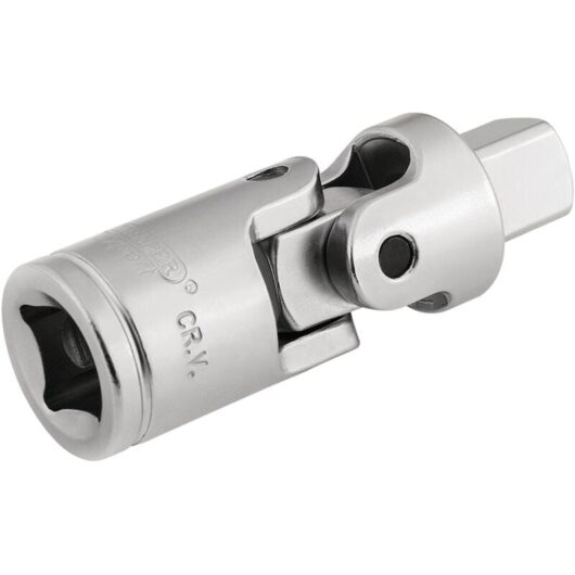 1/2' Square Drive Satin Chrome Universal Joint (16796) - Draper