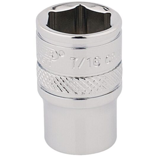 1/4 Square Drive Hi-Torq&174 6 Point Socket (7/16) (48942) - Draper