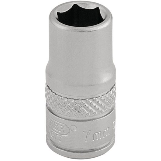 1/4' Square Drive Socket (7mm) (16511) - Draper