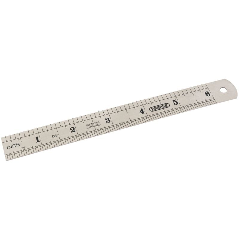 150mm/6' Steel Rule (59633) - Draper