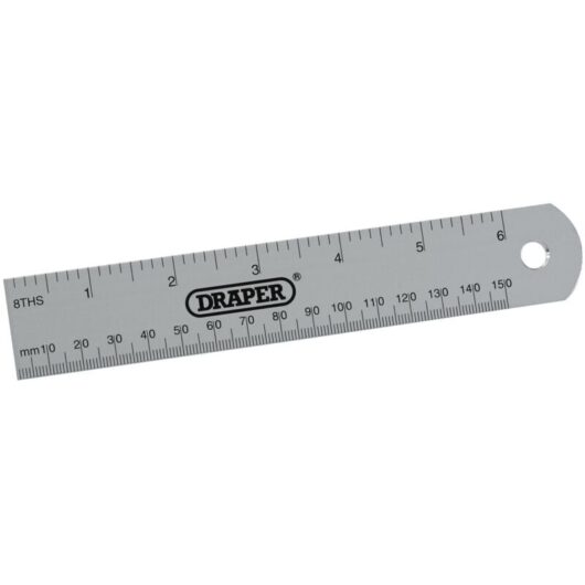 152mm/6Aluminium Rule (52396) - Draper