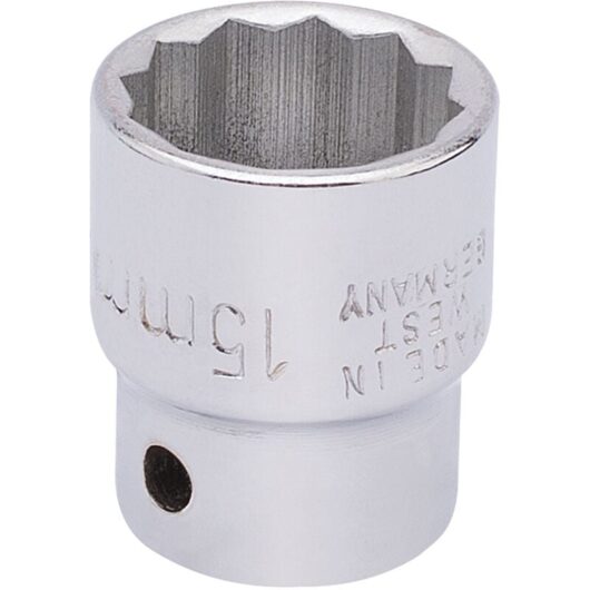 15mm 3/8 Square Drive Elora Bi-Hexagon Socket (25911)