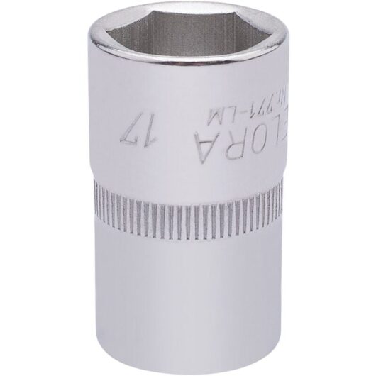 17mm 1/2 Square Drive Elora Hexagon Socket (15306)