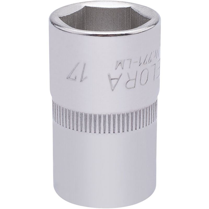 17mm 1/2 Square Drive Elora Hexagon Socket (15306)