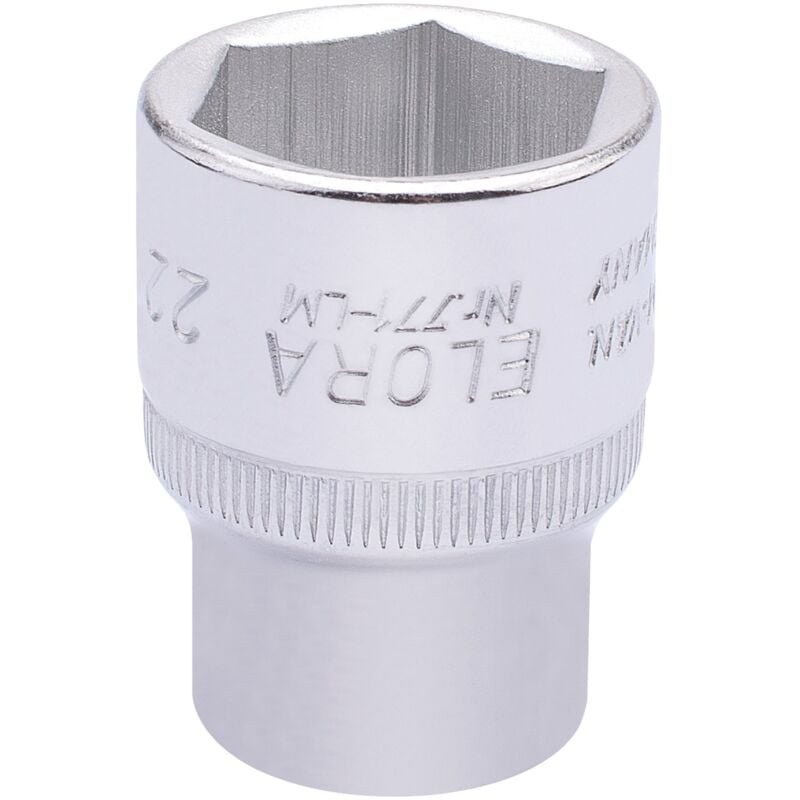22mm 1/2' Square Drive Elora Hexagon Socket (15311)