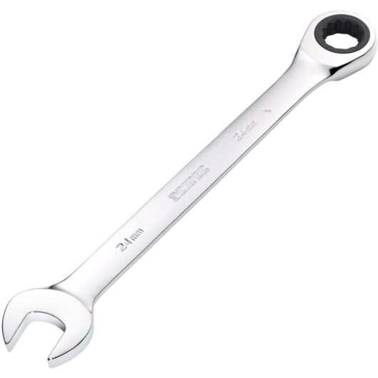 24mm Metric Ratcheting Combination Spanner (31023) - Draper