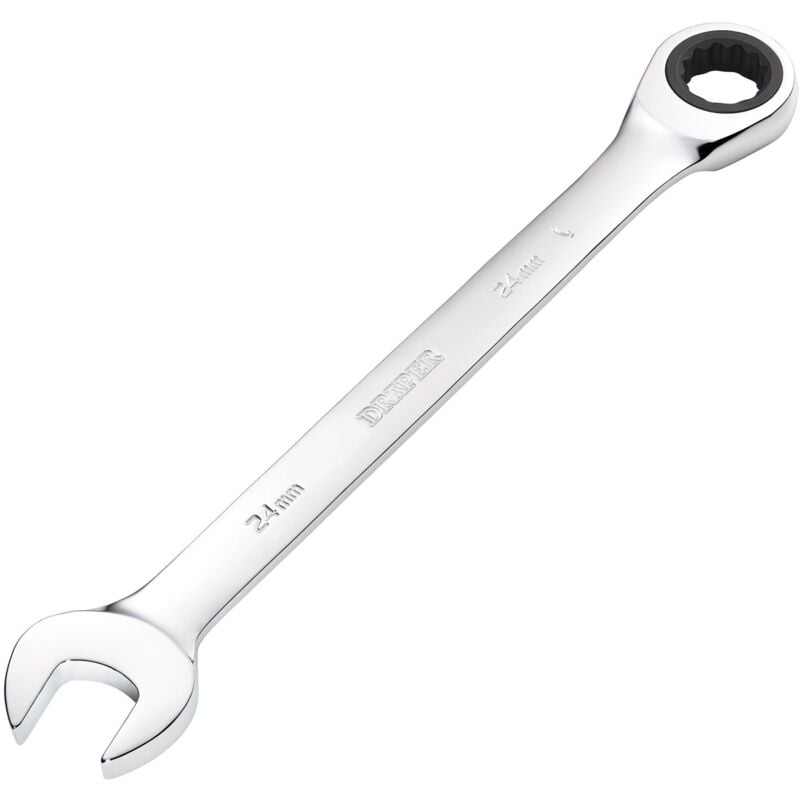 24mm Metric Ratcheting Combination Spanner (31023) - Draper