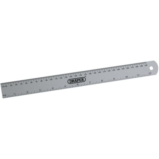 300mm/12 Aluminium Rule (52191) - Draper