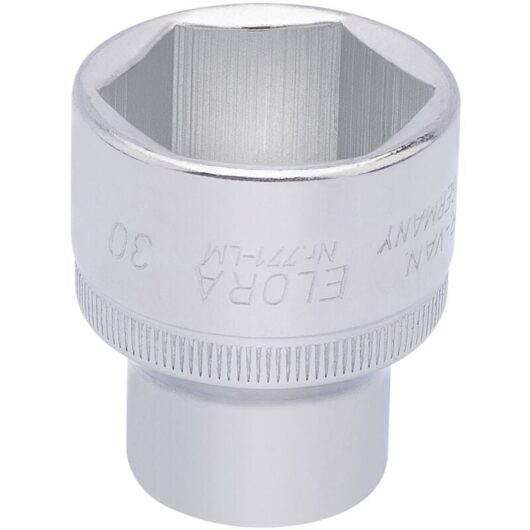 30mm 1/2 Square Drive Elora Hexagon Socket (15320)