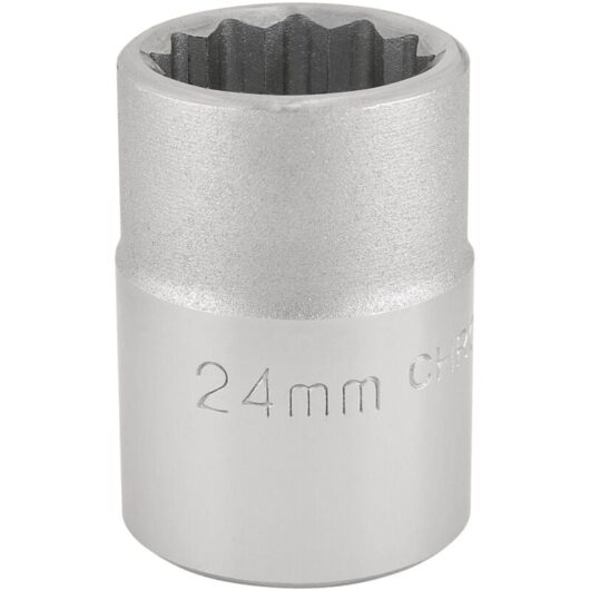 3/4 Square Drive 12 Point Socket (24mm) (16692) - Draper