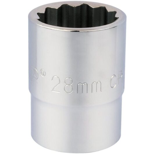 3/4' Square Drive 12 Point Socket (28mm) (16697) - Draper