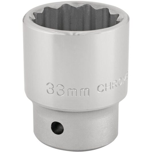 3/4 Square Drive 12 Point Socket (33mm) (16700) - Draper