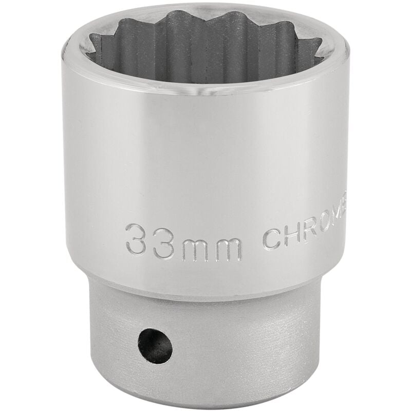 3/4 Square Drive 12 Point Socket (33mm) (16700) - Draper