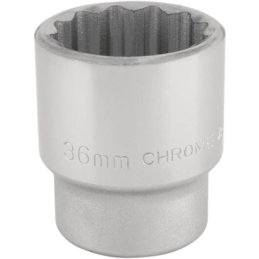 3/4 Square Drive 12 Point Socket (36mm) (16701) - Draper