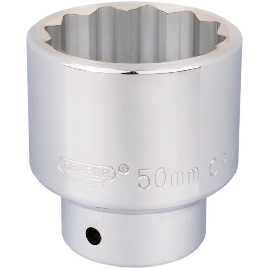 3/4 Square Drive 12 Point Socket (50mm) (16707) - Draper