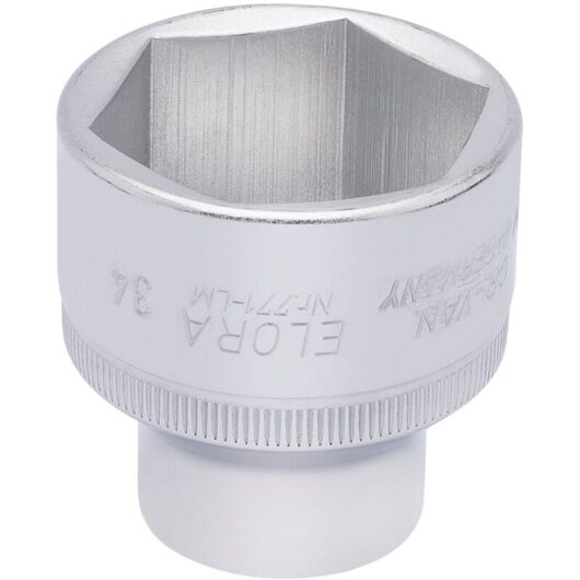 34mm 1/2 Square Drive Elora Hexagon Socket (15323)