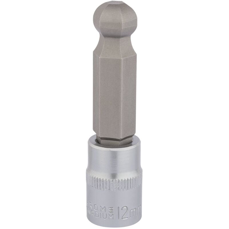 3/8 Sq. Dr. Ball End Hexagonal Socket Bits (12mm) (16295) - Draper