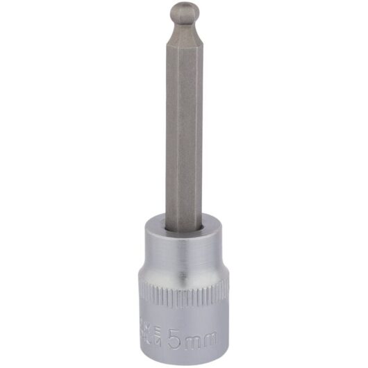 3/8 Sq. Dr. Ball End Hexagonal Socket Bits (5mm) (16288) - Draper