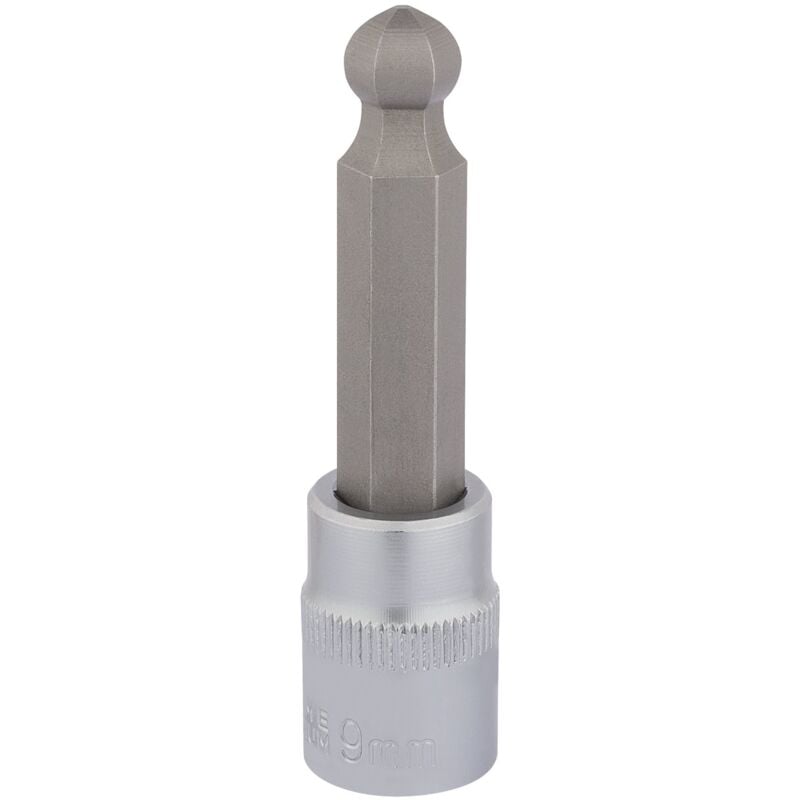 3/8 Sq. Dr. Ball End Hexagonal Socket Bits (9mm) (16292) - Draper