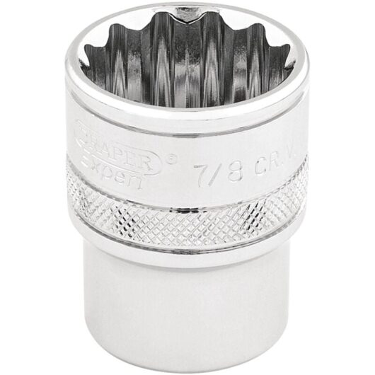 3/8 Square Drive Hi-Torq&174 12 Point Socket (7/8) (49483) - Draper