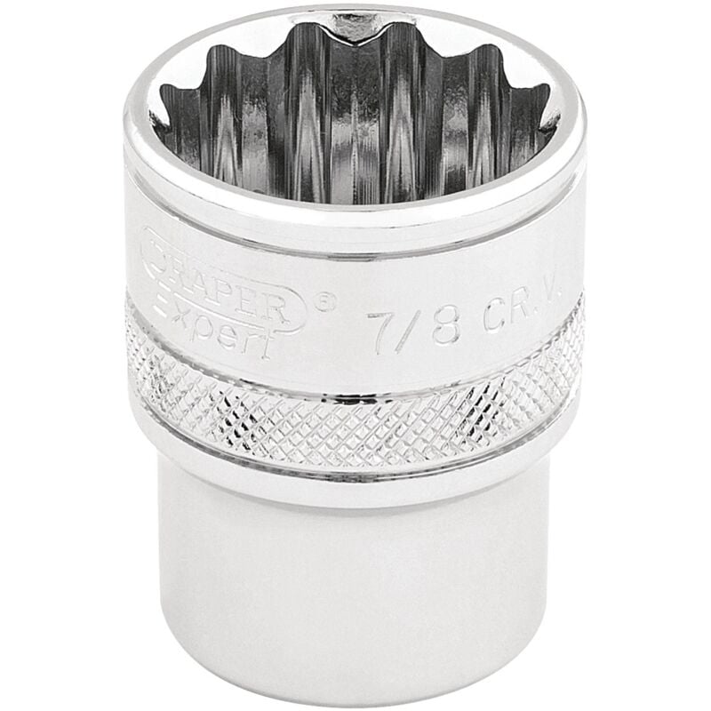 3/8 Square Drive Hi-Torq&174 12 Point Socket (7/8) (49483) - Draper