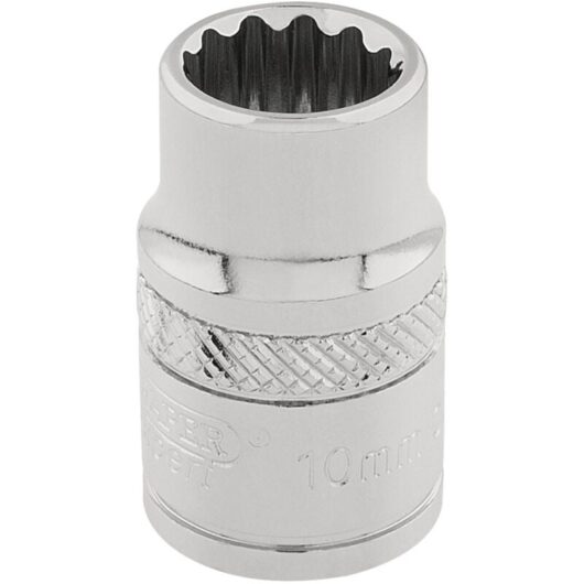 3/8' Square Drive Hi-Torq® 12 Point Socket (10mm) (32770) - Draper
