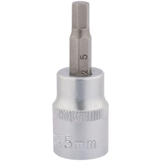 3/8 Square Drive Socket with Hexagonal Bit (5mm) (16283) - Draper