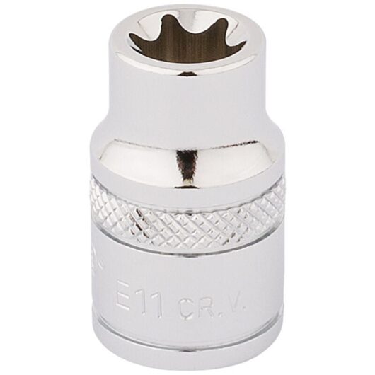 3/8 Square Drive TX-STAR&174 Socket (E11) (34186) - Draper