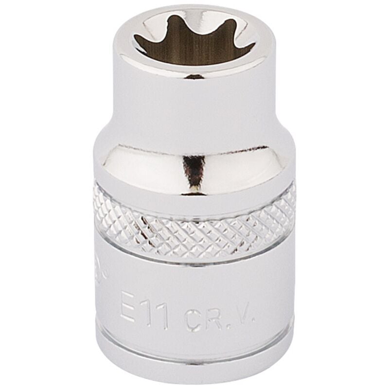 3/8 Square Drive TX-STAR&174 Socket (E11) (34186) - Draper
