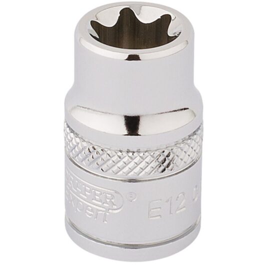 3/8 Square Drive TX-STAR&174 Socket (E12) (34187) - Draper