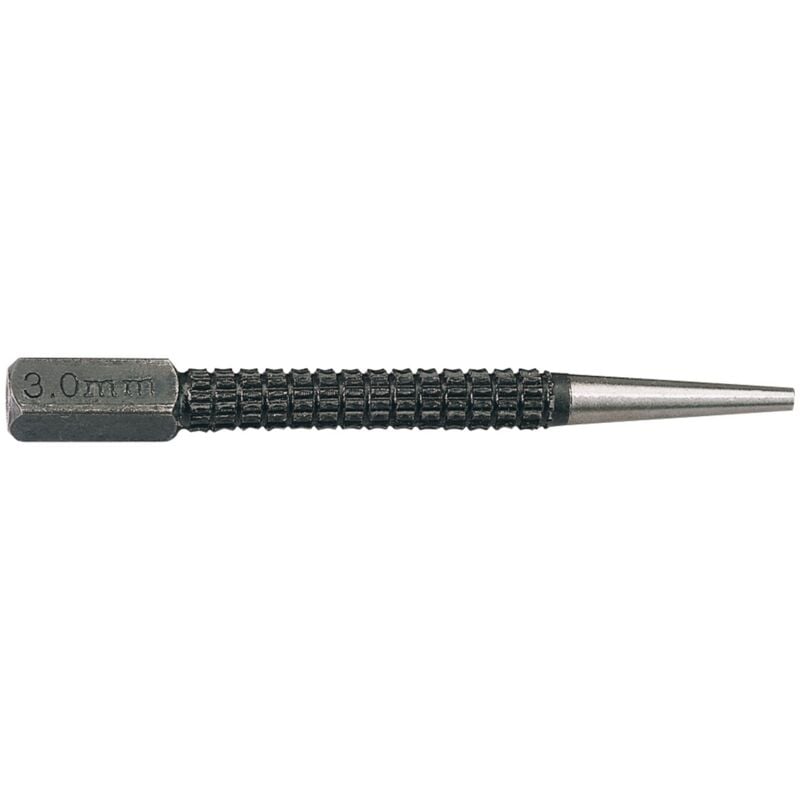 3mm x 100mm Cupped Nailset (84480) - Draper