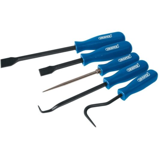 5-Piece Professional Scraper and Remover Set (Model 35100) for Paint, Adhesive, and Vinyl Removal