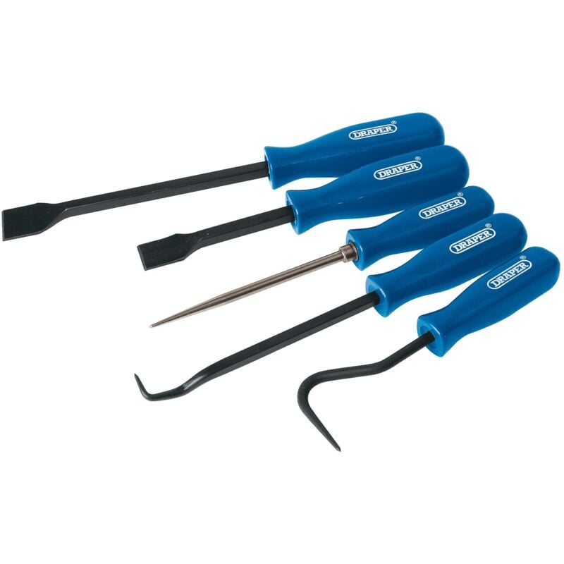 5-Piece Professional Scraper and Remover Set (Model 35100) for Paint, Adhesive, and Vinyl Removal
