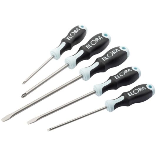5 Piece s/s Screwdriver Set - 49129