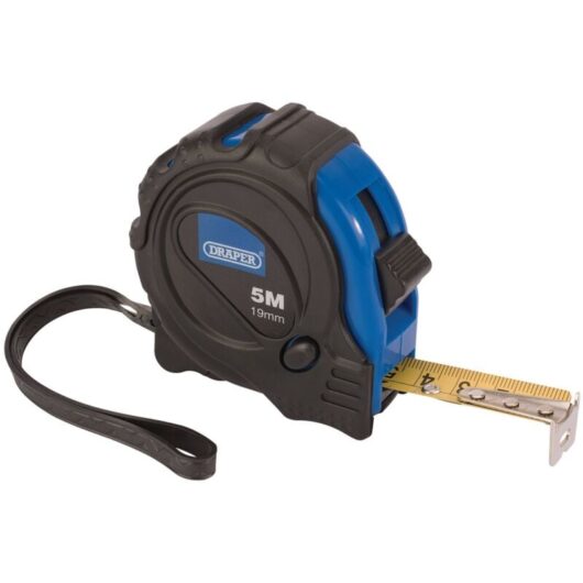 5M/16ft x 19mm Measuring Tape (75299) - Draper
