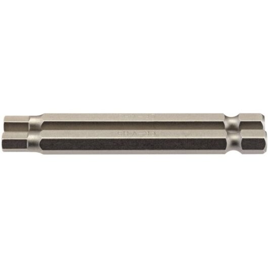 5mm 1/4 Hex. Hexagonal Insert Bit 75mm Long x 2 (64322) - Draper