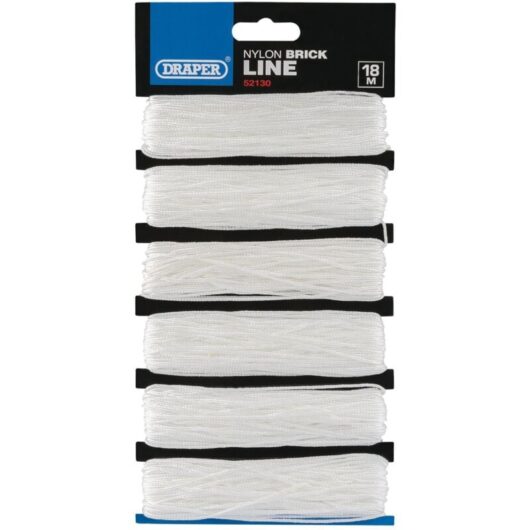 6 x 18M Nylon Brick Line Hanks (52130) - Draper