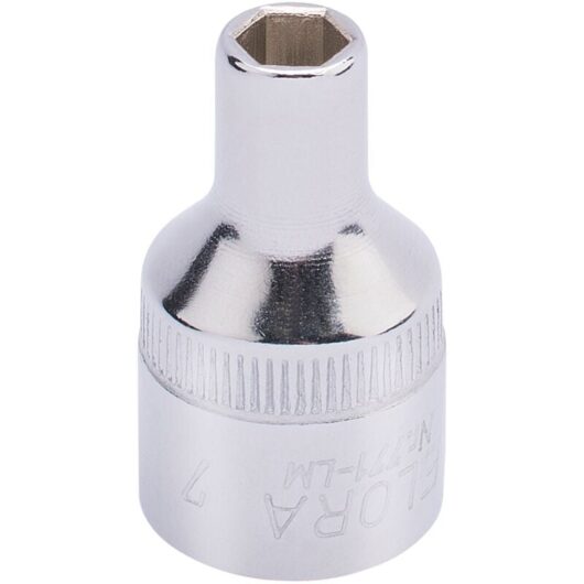 7mm 1/2 Square Drive Elora Hexagon Socket (15296)