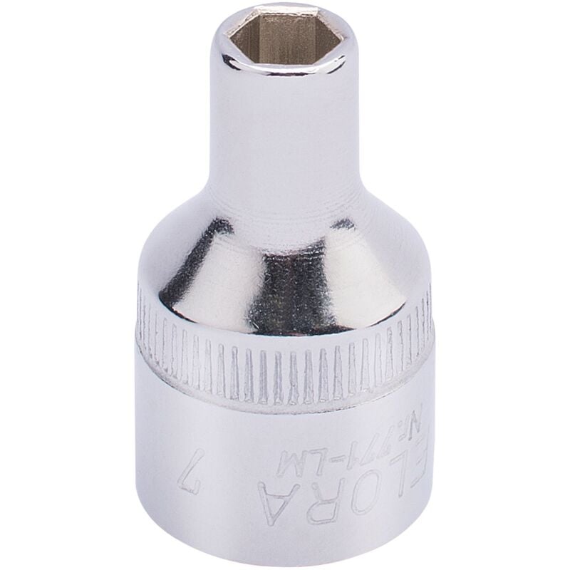7mm 1/2 Square Drive Elora Hexagon Socket (15296)
