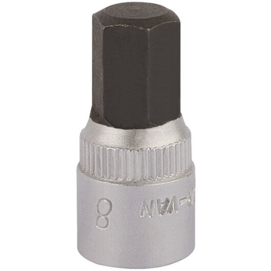8mm 1/4 Square Drive Elora Hexagon Screwdriver Socket (11128)